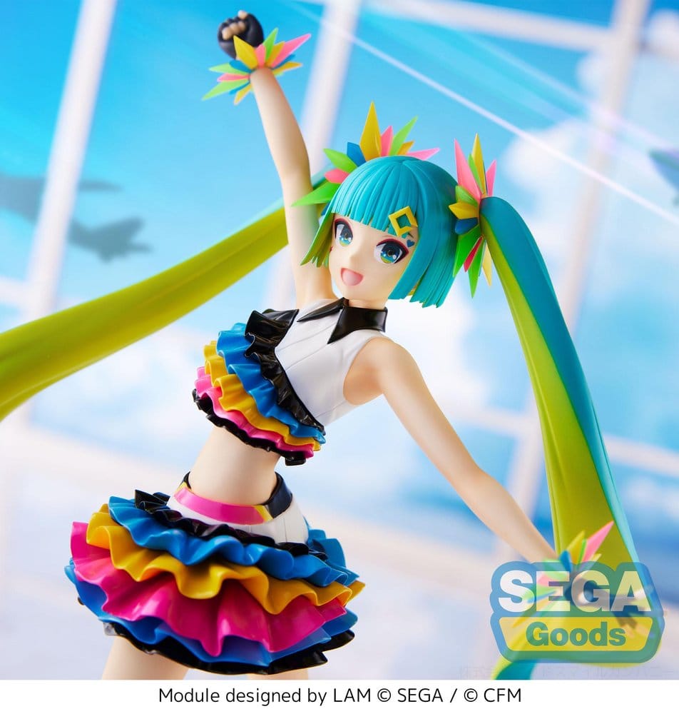 Hatsune Miku Project DIVA MEGA39's FIGURIZM PVC Figur Hatsune Miku - Catch the Wave 25 cm Image 4