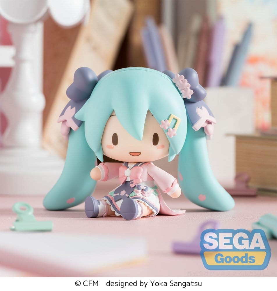 Hatsune Miku fuwa petit Chibi Figur "New Semester" 8 cm Image 2