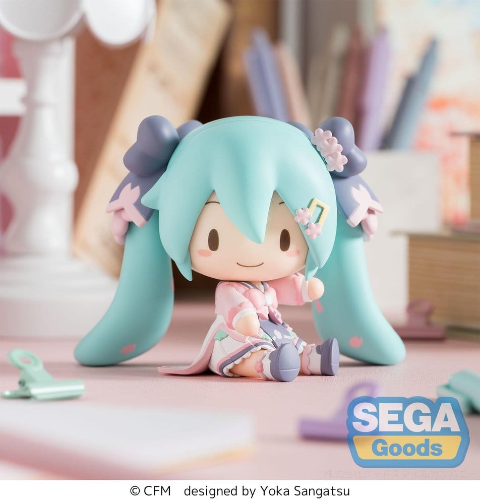 Hatsune Miku fuwa petit Chibi Figur "New Semester" 8 cm Image 3