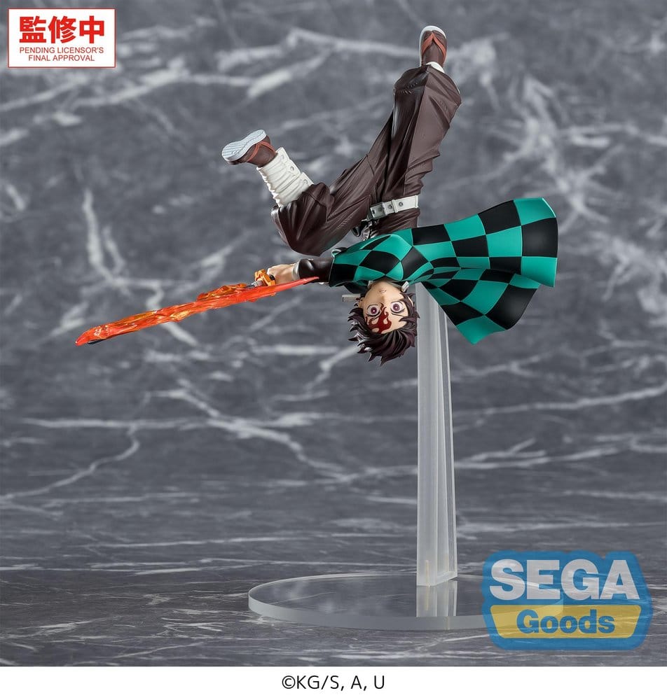 Demon Slayer: Kimetsu no Yaiba Luminasta PVC Figur Tanjiro Kamado Hinokami Kagura Setting Sun Transformation 15 cm Image 1