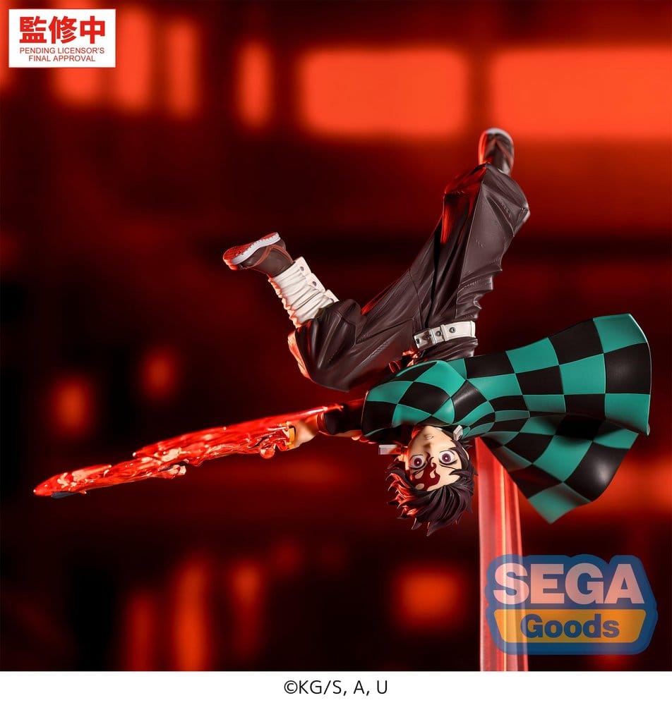 Demon Slayer: Kimetsu no Yaiba Luminasta PVC Figur Tanjiro Kamado Hinokami Kagura Setting Sun Transformation 15 cm Image 2