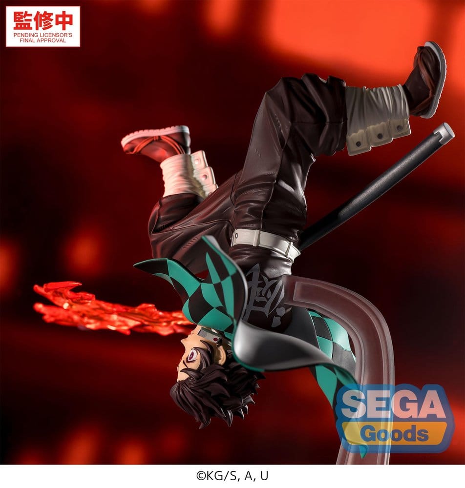 Demon Slayer: Kimetsu no Yaiba Luminasta PVC Figur Tanjiro Kamado Hinokami Kagura Setting Sun Transformation 15 cm Image 3