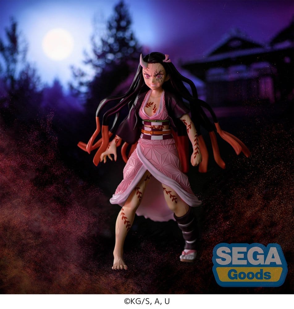 Demon Slayer: Kimetsu no Yaiba FIGURIZMa PVC Figur Nezuko Kamado Demon Form Advancing Ver. (Rerelease) 21 cm Image 1