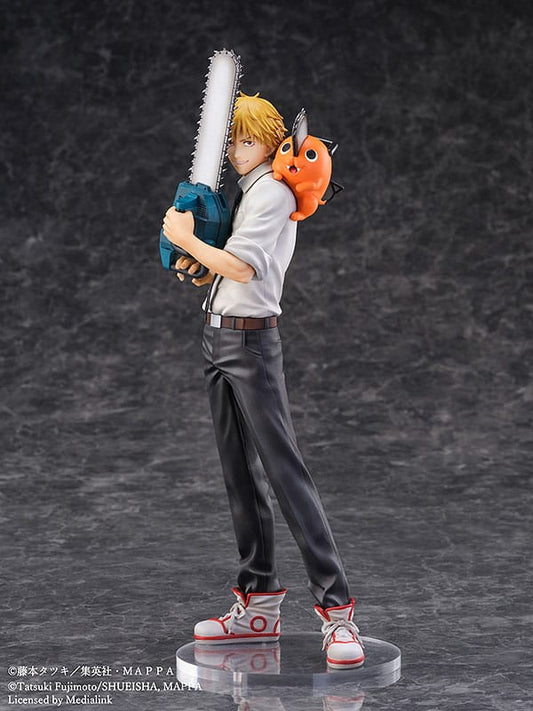 Chainsaw Man S-Fire PVC Statue 1/7 Denji & Pochita 24 cm Image 2