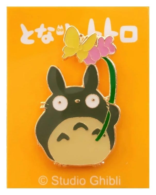 Mein Nachbar Totoro Anstecker Totoro With Flower Image