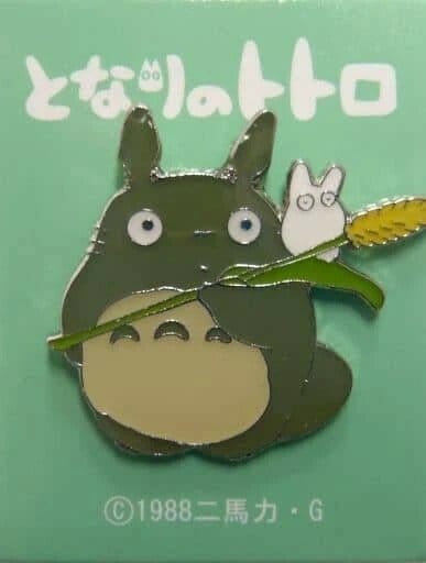 Mein Nachbar Totoro Anstecker Big Totoro with Wheat ear Image