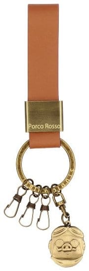 Porco Rosso Leder-Schlüsselanhänger Marco Image