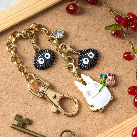 Mein Nachbar Totoro Charm Chain Schlüsselanhänger Small Totoro & Fruits Image