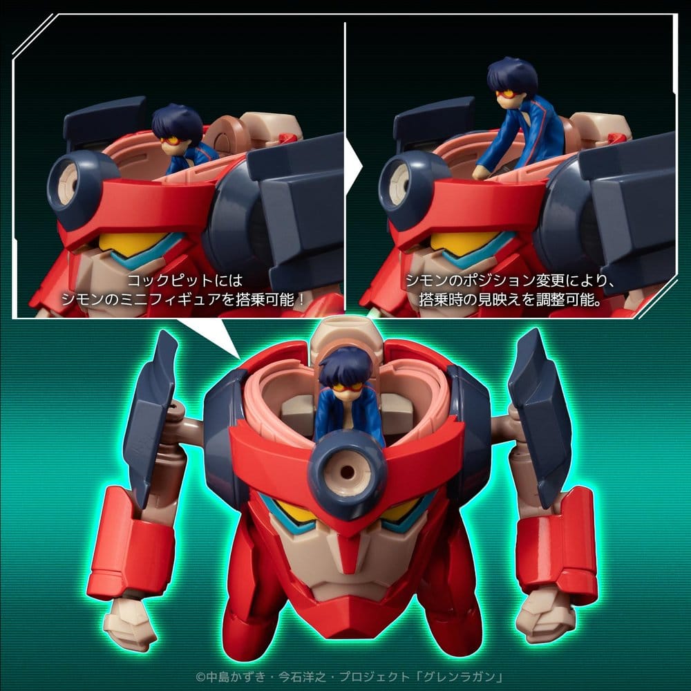 Gurren Lagann Metal Compact Actionfigur Lagann (Standard) 7 cm Image 10