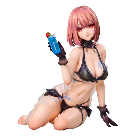 Original Character PVC Statue necömi Illustration One more drink for the vacation 13 cm Image 1