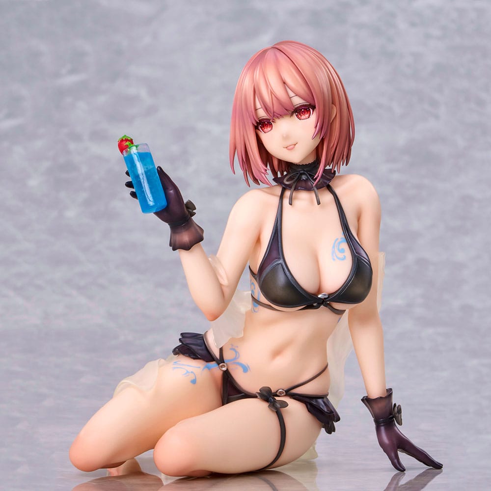 Original Character PVC Statue necömi Illustration One more drink for the vacation 13 cm Image 3