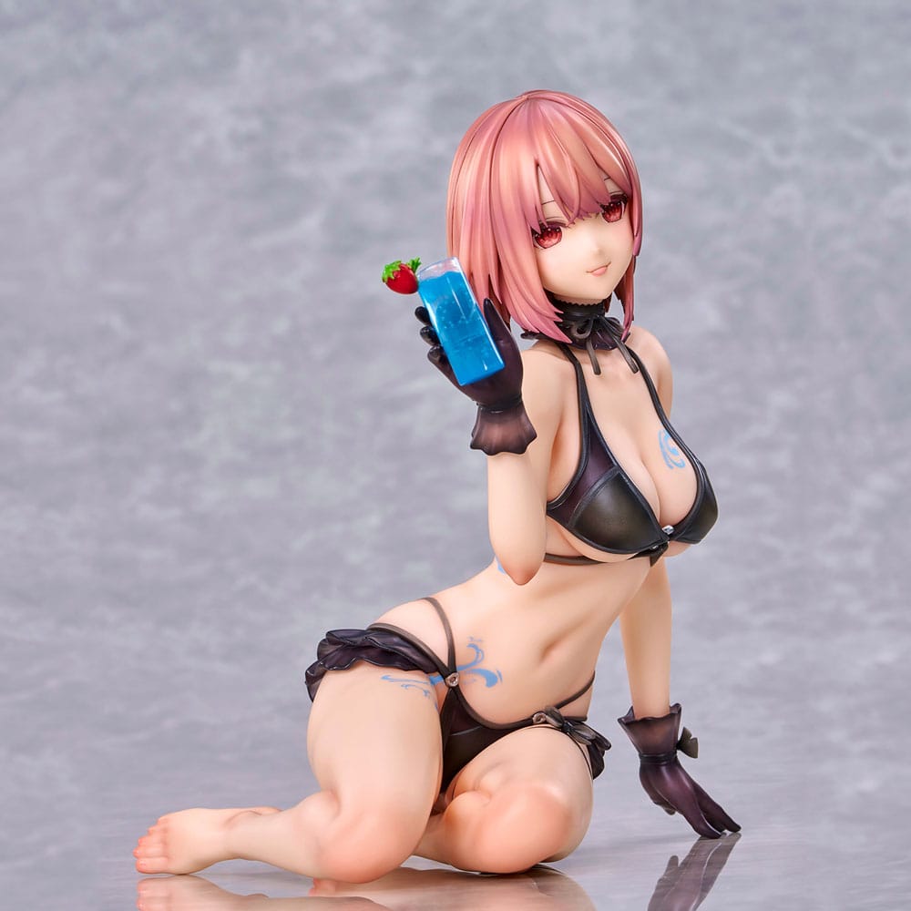 Original Character PVC Statue necömi Illustration One more drink for the vacation 13 cm Image 11