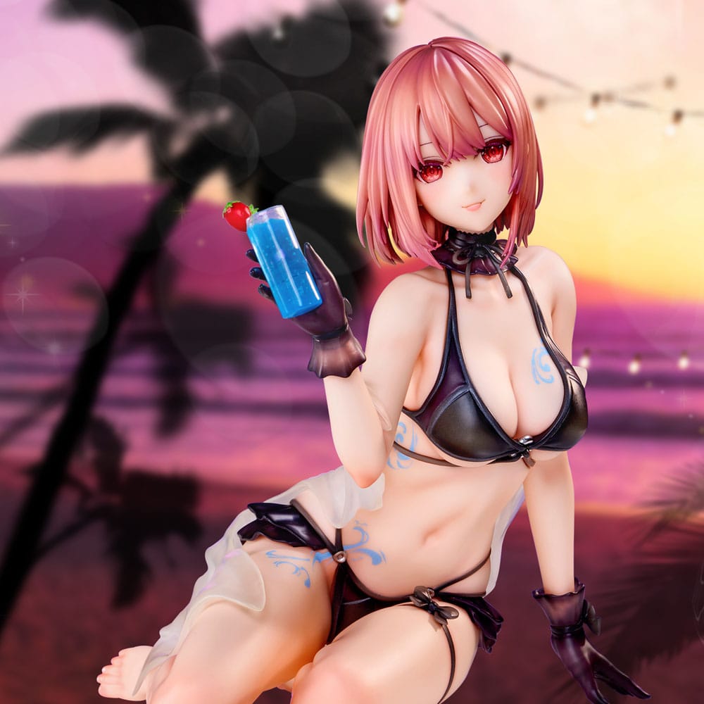 Original Character PVC Statue necömi Illustration One more drink for the vacation 13 cm Image 15