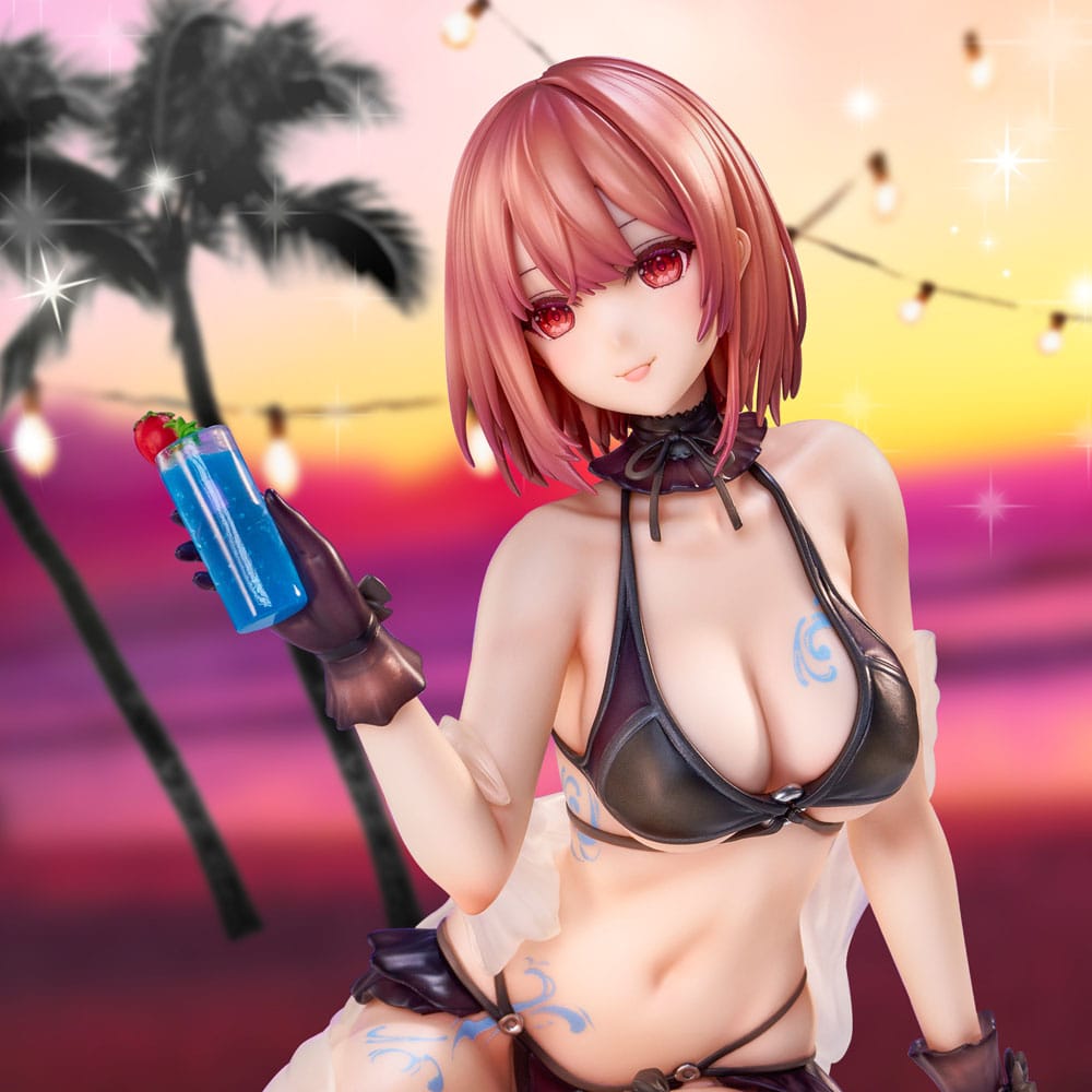 Original Character PVC Statue necömi Illustration One more drink for the vacation 13 cm Image 17