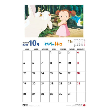 Mein Nachbar Totoro Kalender 2026 *Französische Version* Image 5