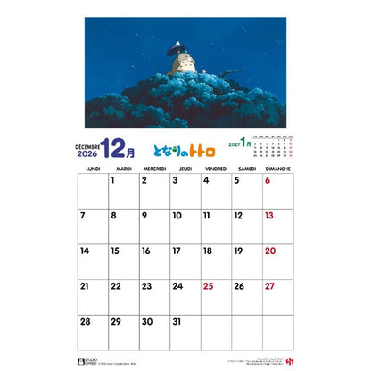 Mein Nachbar Totoro Kalender 2026 *Französische Version* Image 6