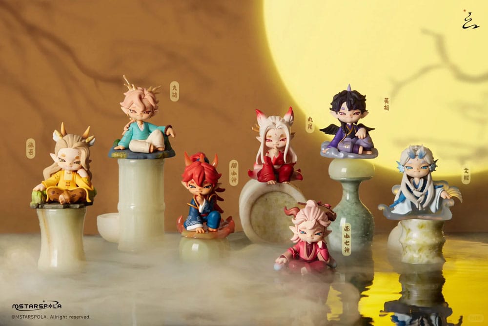 Original Character Sammelfiguren Searching for Mountains and Seas, Stars 9 cm Sortiment (6) Image 1