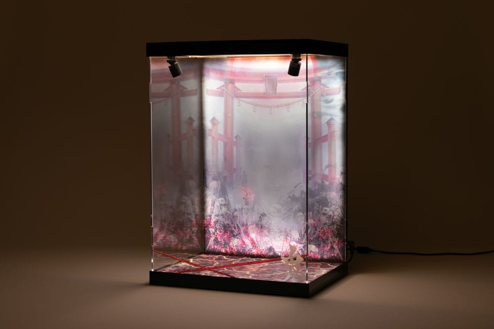 SHINSAI Acryl Display Case mit Beleuchtung Inbina Rasethuhime Saki M Edition 39 cm Image 3