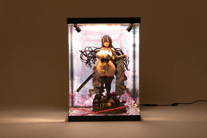 SHINSAI Acryl Display Case mit Beleuchtung Inbina Rasethuhime Saki M Edition 39 cm Image 7