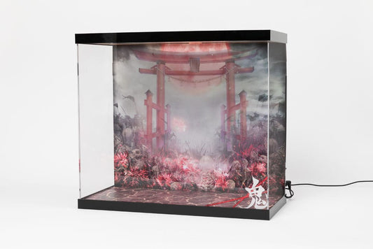 SHINSAI Acryl Display Case mit Beleuchtung Inbina Rasethuhime Saki 39 cm Image 2