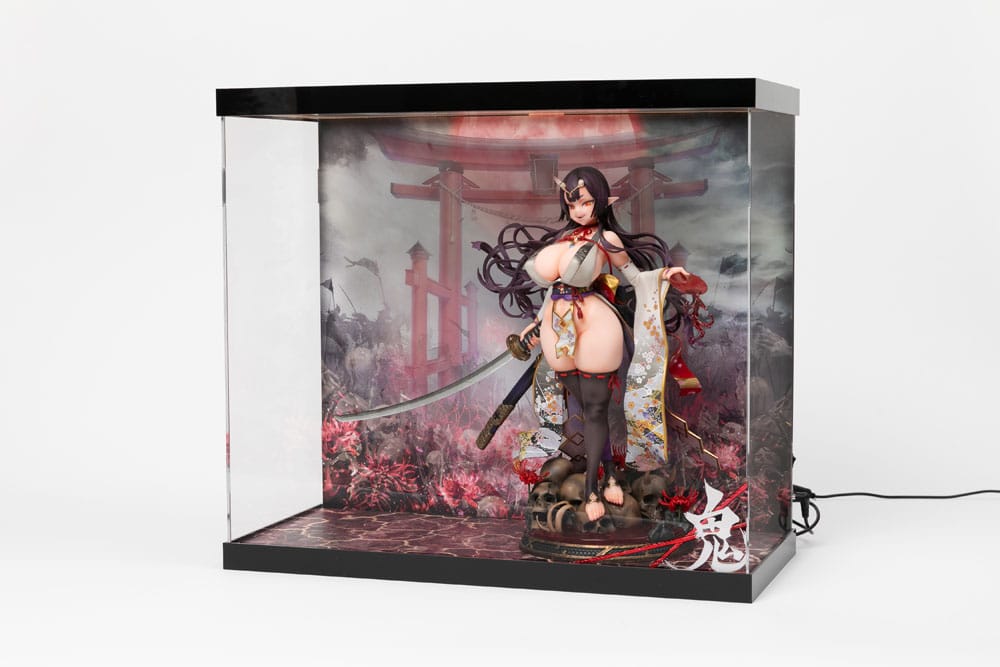 SHINSAI Acryl Display Case mit Beleuchtung Inbina Rasethuhime Saki 39 cm Image 3