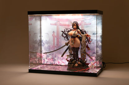 SHINSAI Acryl Display Case mit Beleuchtung Inbina Rasethuhime Saki 39 cm Image 4