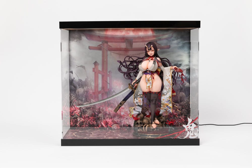 SHINSAI Acryl Display Case mit Beleuchtung Inbina Rasethuhime Saki 39 cm Image 7
