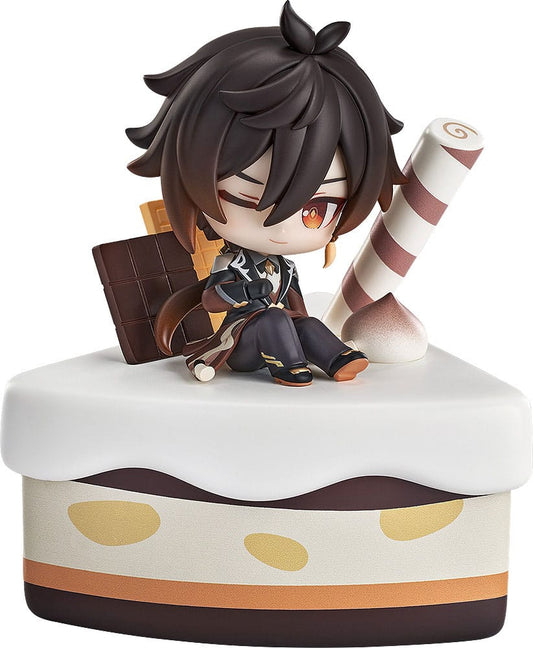 Genshin Impact Wondrous Travels Series Figur Zhongli Chibi 12 cm Image 1