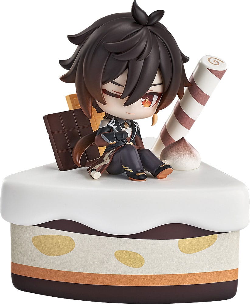 Genshin Impact Wondrous Travels Series Figur Zhongli Chibi 12 cm Image 1