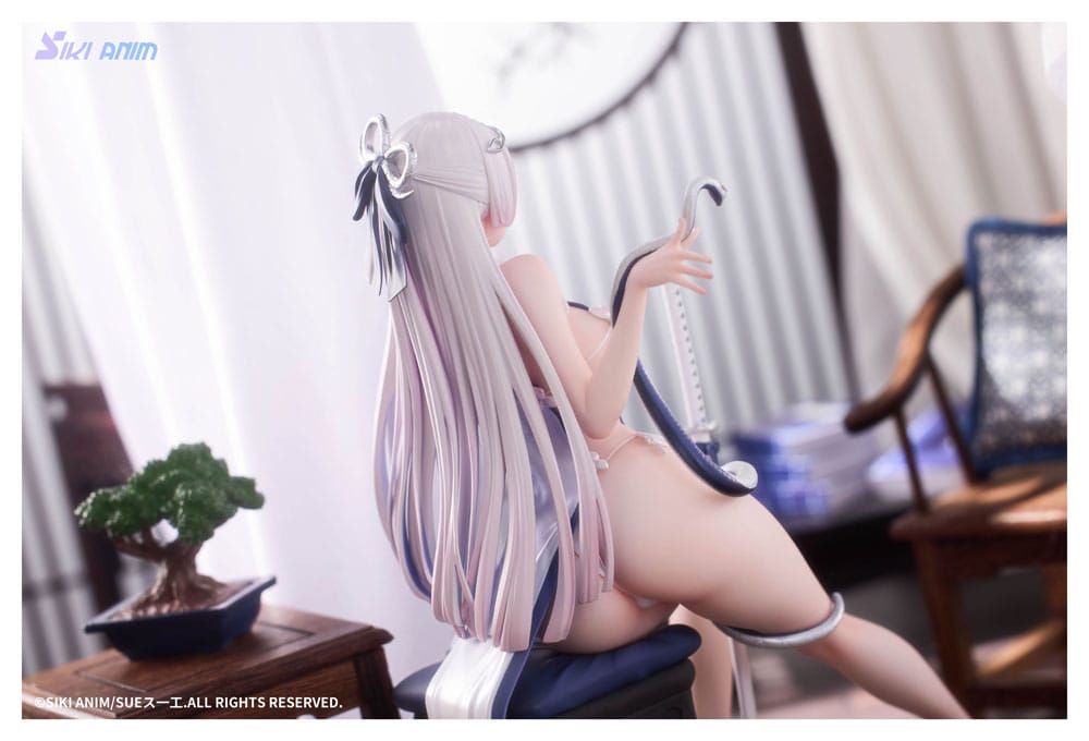 Original Character PVC Statue 1/7 The Color of the Blue - White Snake Normal Edition 20 cm Image 3