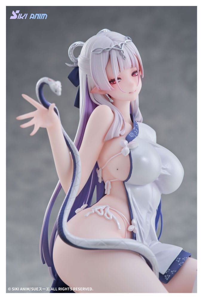 Original Character PVC Statue 1/7 The Color of the Blue - White Snake Normal Edition 20 cm Image 14