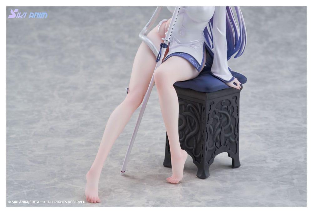 Original Character PVC Statue 1/7 The Color of the Blue - White Snake Normal Edition 20 cm Image 15