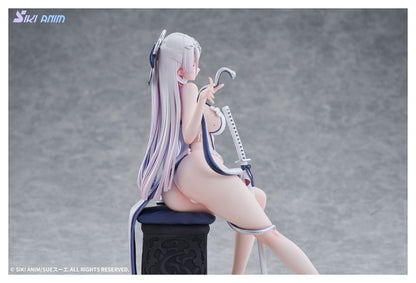 Original Character PVC Statue 1/7 The Color of the Blue - White Snake Normal Edition 20 cm Image 16
