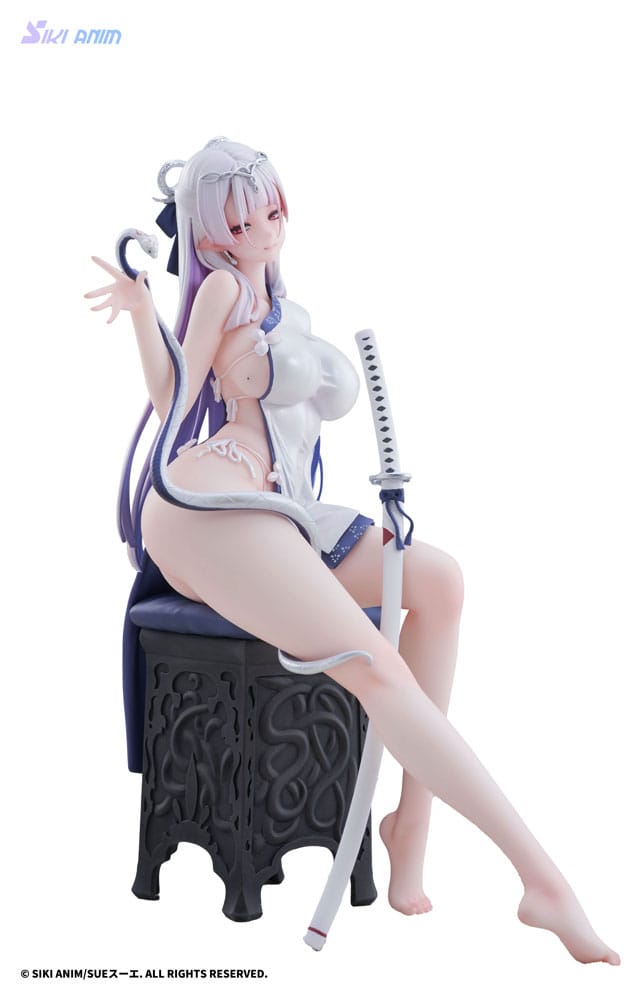 Original Character PVC Statue 1/7 The Color of the Blue - White Snake Normal Edition 20 cm Image 19