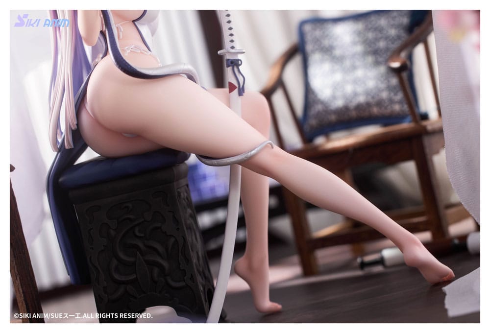 Original Character PVC Statue 1/7 The Color of the Blue - White Snake Normal Edition 20 cm Image 26