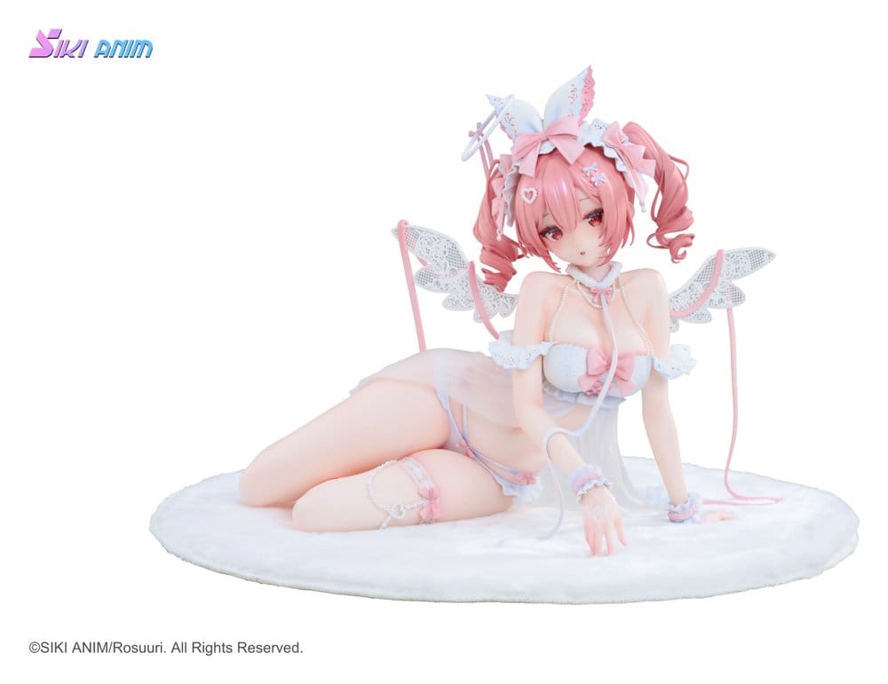 Original Character PVC Figur 1/4 White Rabbit Rosu Angel Ver. Illustrated by Rosuuri 23 cm Image 1