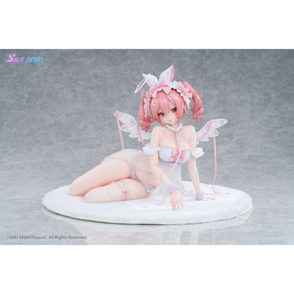 Original Character PVC Figur 1/4 White Rabbit Rosu Angel Ver. Illustrated by Rosuuri 23 cm Image 2