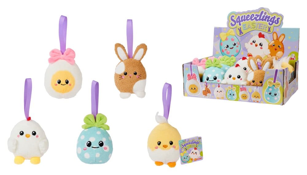 Squeezlings Plüschfigur 5er-Pack Display (20) Image 2