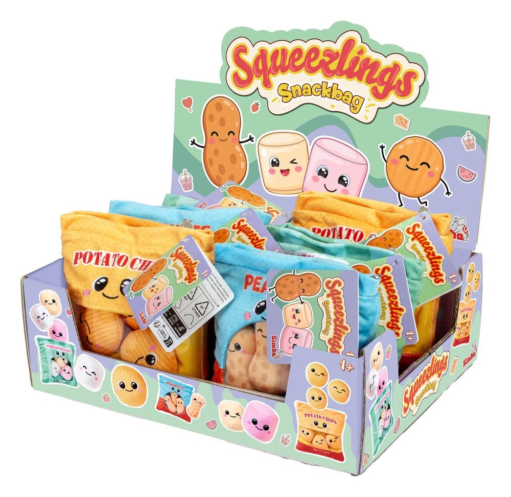 Squeezlings Plüschfigur Snackbag 3er-Pack Display (6) Image 1