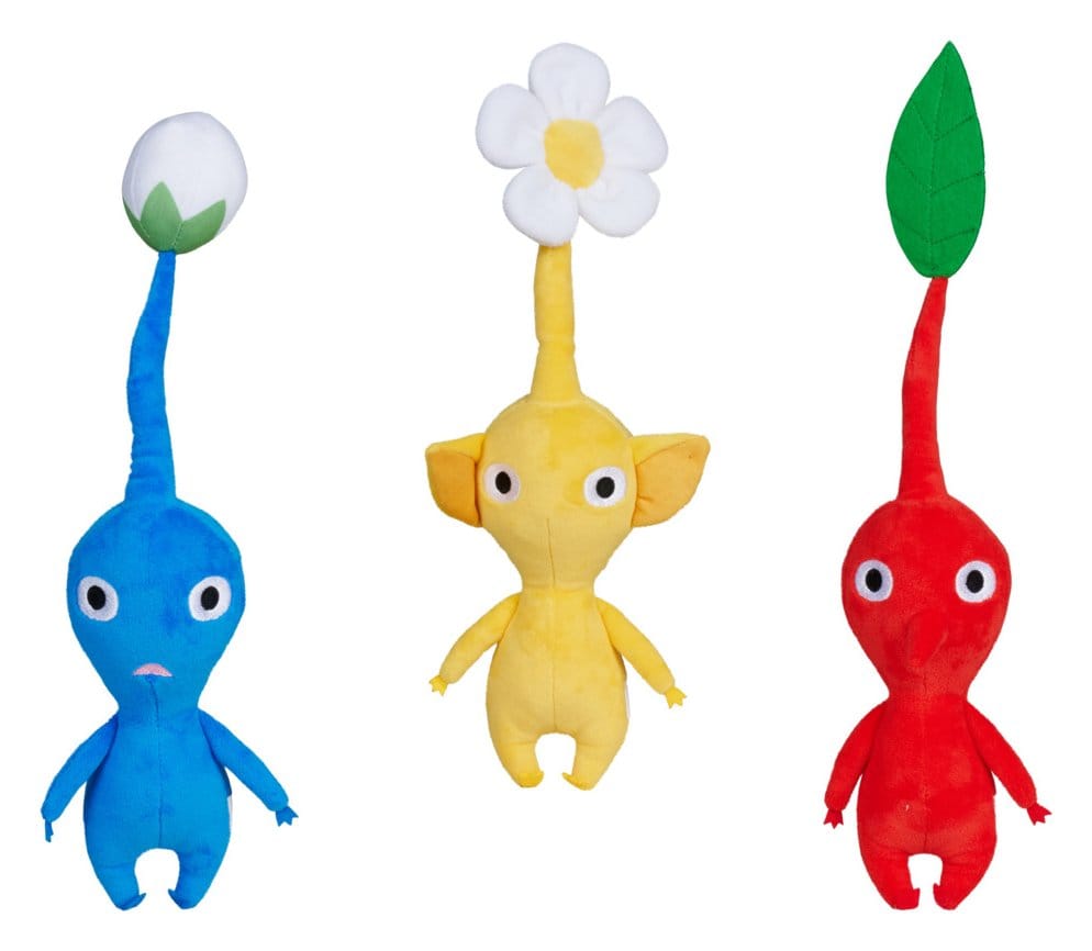 Nintendo Pikmin Plüschfiguren Sortiment (3) 20 cm Image 1