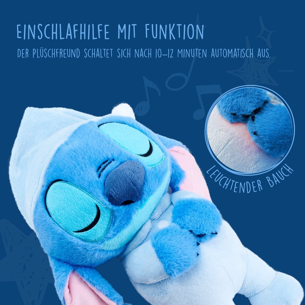 Disney Plüschfigur mit Sound Sleeping Stitch 31 cm Image 3