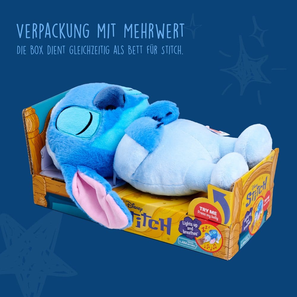 Disney Plüschfigur mit Sound Sleeping Stitch 31 cm Image 4