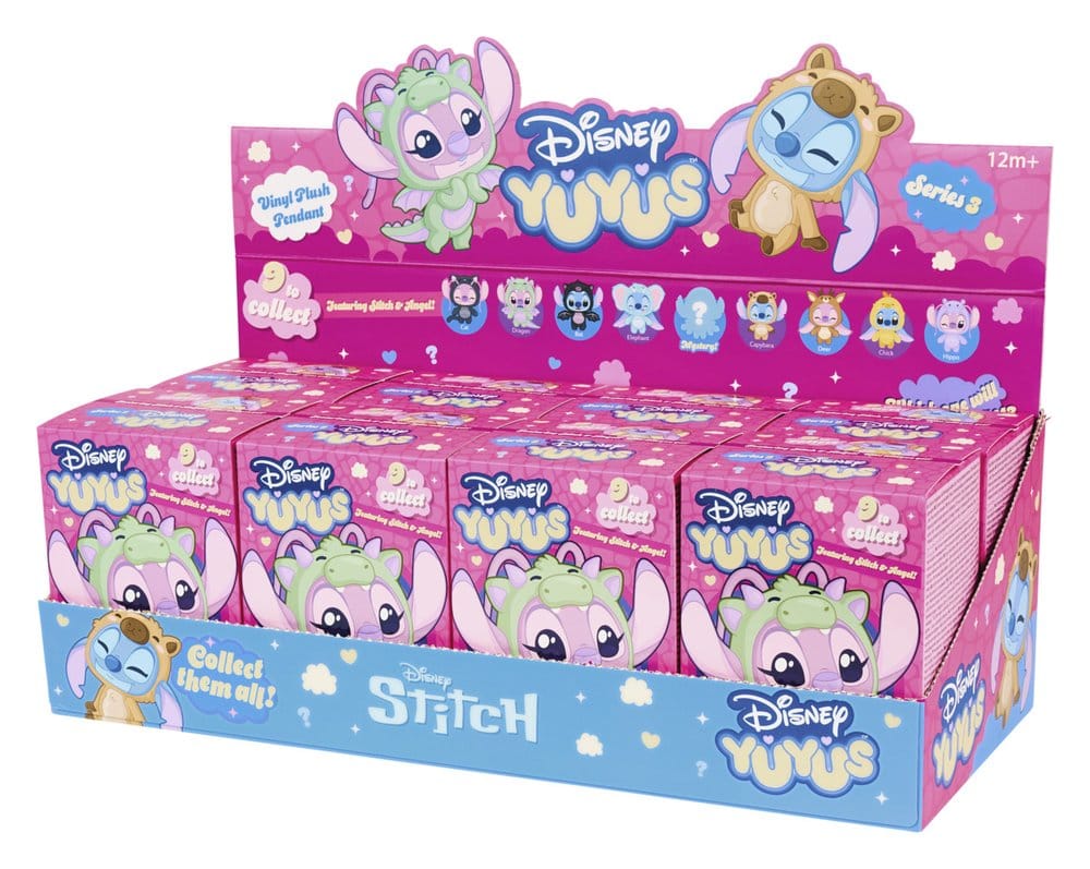 Disney YUYUS Plüschfigur Stitch & Angel Blindbox Display (8) Image 1