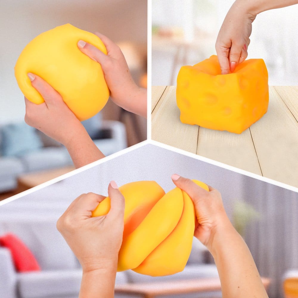 Squishy Dehnbare Figur Käse &nbsp;9 cm Display (12) Image 3