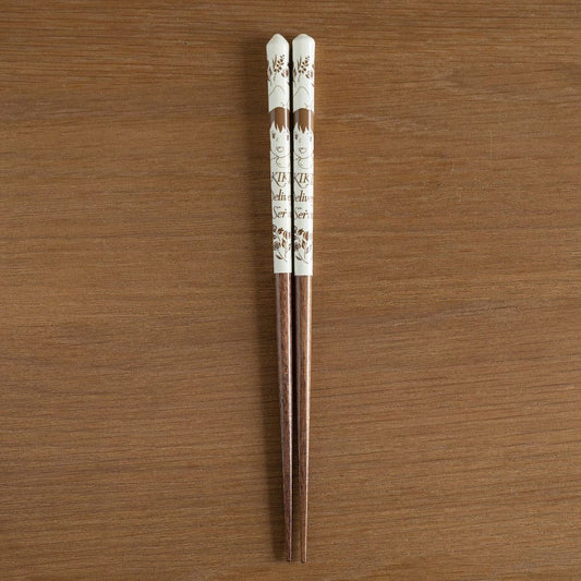 Studio Ghibli lackierte Essstäbchen Kikis kleiner Lieferservice gelb 21 cm Image