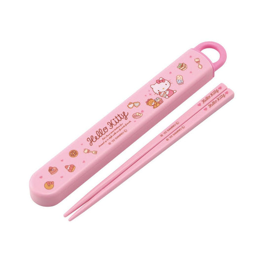Hello Kitty Essstäbchen mit Box Sweety pink 16 cm Image