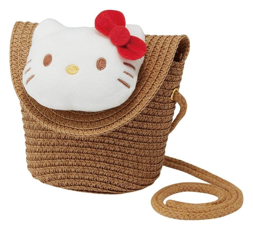 Sanrio Schultertasche Hello Kitty Straw Image 1