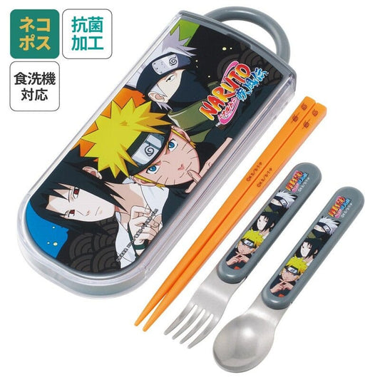 Naruto Essstäbchen & Löffel & Gabel Set Team 7 Image