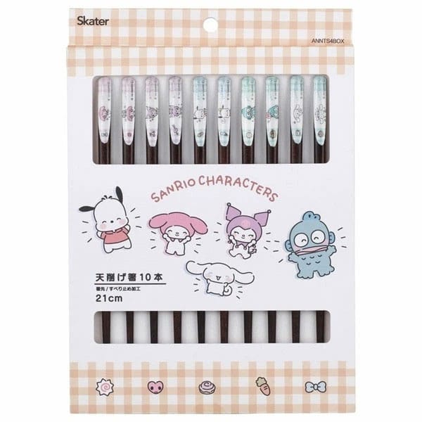 Sanrio Essstäbchen 10er-Pack Characters Image