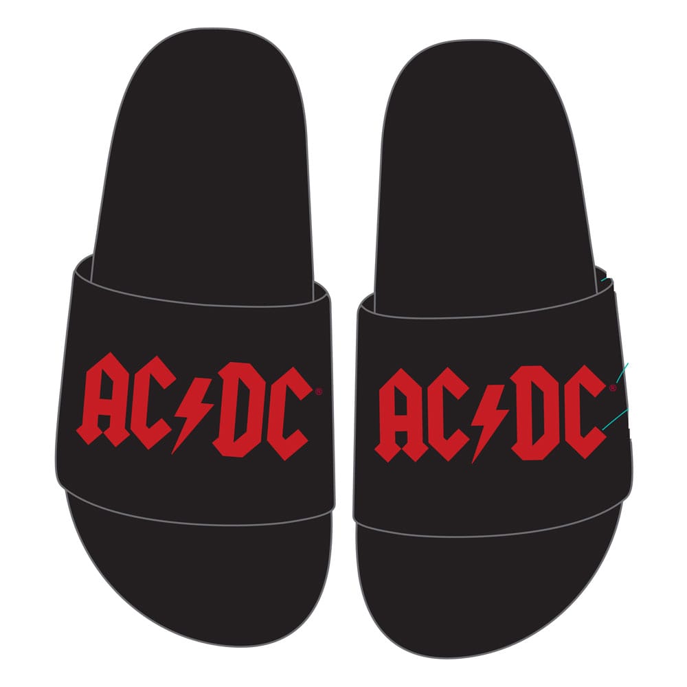 AC/DC Hausschuhe Logo  Größe S Image